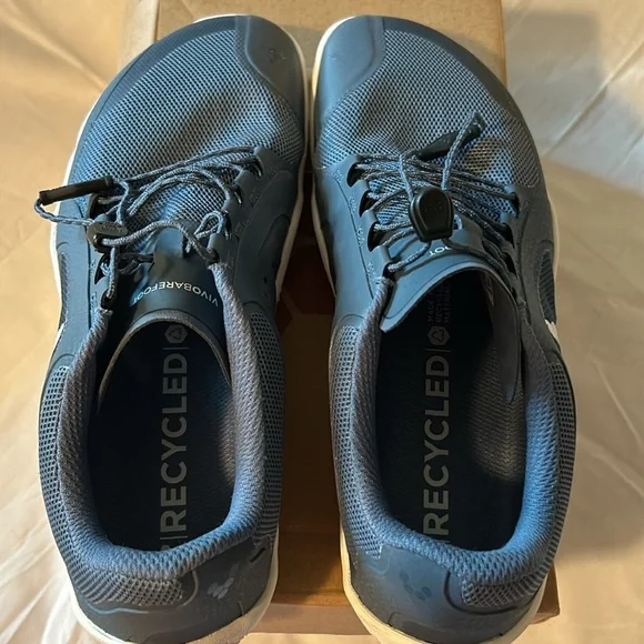 Vivo barefoot Primus Trail II FG Deep Sea Blue Textile Womens Sz US10.5/EU41 EUC - Picture 6 of 10